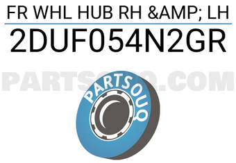 XBG 2DUF054N2GR FR WHL HUB RH &amp; LH