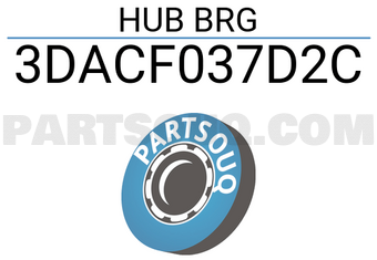 XBG 3DACF037D2C HUB BRG