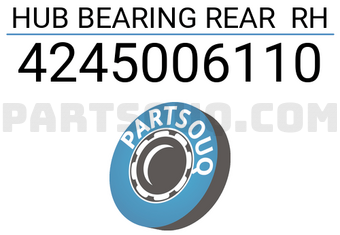 XBG 4245006110 HUB BEARING REAR RH
