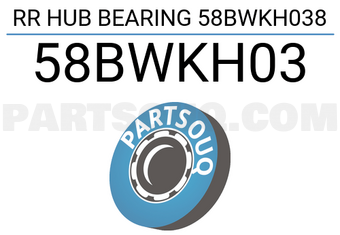 XBG 58BWKH03 RR HUB BEARING 58BWKH038