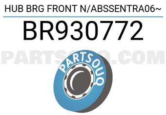 XBG BR930772 HUB BRG FRONT N/ABSSENTRA06~