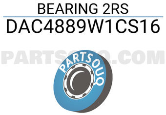 XBG DAC4889W1CS16 BEARING 2RS