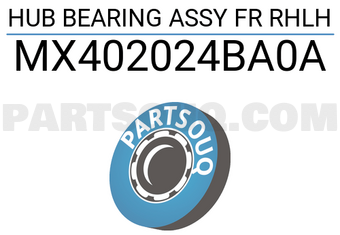 XBG MX402024BA0A HUB BEARING ASSY FR RHLH