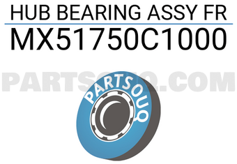 XBG MX51750C1000 HUB BEARING ASSY FR