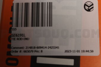 SE6191L TIE ROD END