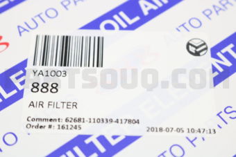 YA1003 AIR FILTER