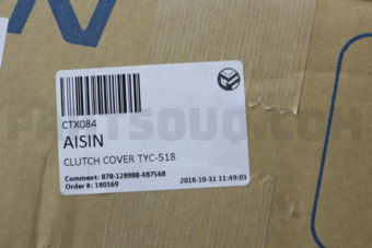 CTX084 CLUTCH COVER TYC-518