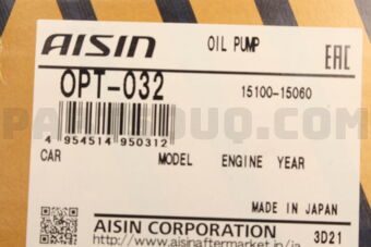 OPT032 OIL PUMP