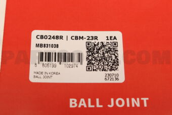 CBM23R BALL JOINT LOWER RH