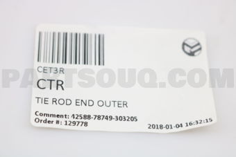 CET3R TIE ROD END OUTER RH