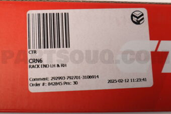 CRN6 RACK END LH &amp; RH