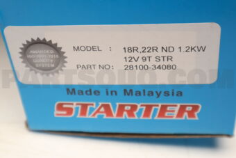 2810034080 STARTER-REB-GR 9 TEE