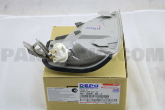 4401502RWEC CORNER LAMP WHITE RH W202