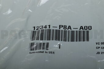 12341P8AA00 PKG,HEAD COVER