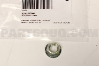 90002S10000 Honda NUT,FLANGE 10MM