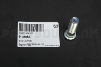 90113S84901 BOLT,WHEEL