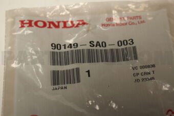 90149SA0003 BOLT,BUMPER