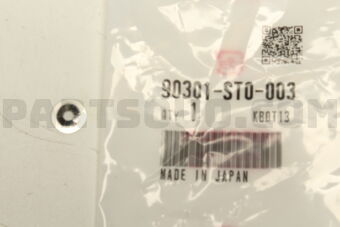 90301ST0003 PUSH NUT 3MM
