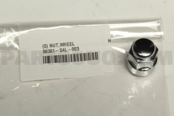 90381S4L003 NUT,WHEEL