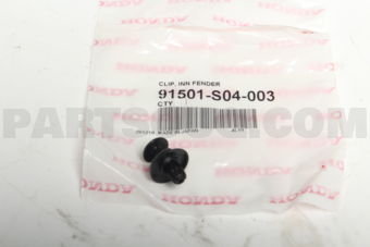 91501S04003 CLIP,INN FENDER