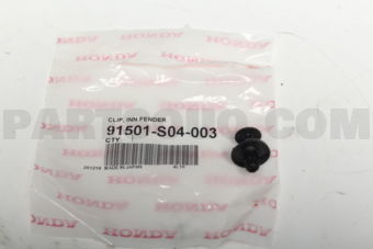91501S04003 CLIP,INN FENDER