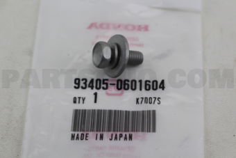 934050601604 BOLT-WASH.,6X16