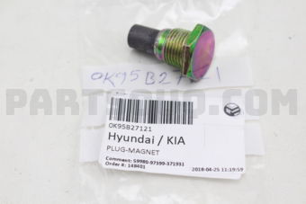 0K95B27121 Hyundai / KIA PLUG-MAGNET