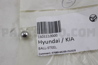 1601110000 BALL-STEEL