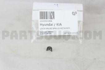 2222321004 LOCK-VALVE SPRING RETAINER