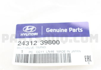 2431239800 BELT-VALVE TIMING
