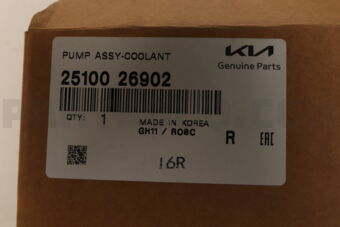 2510026902 PUMP ASSY-COOLENT