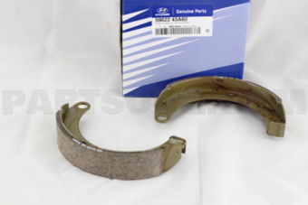 5982245A60 SHOE & LINING KIT-PARKING BRAK