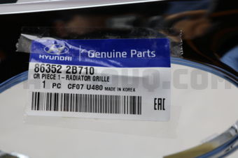 863522B710 CR PIECE 1-RADIATOR GRILLE