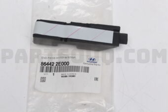 864422E000 END PIECE-HOOD W/STRIP,RH