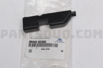 864422E000 END PIECE-HOOD W/STRIP,RH