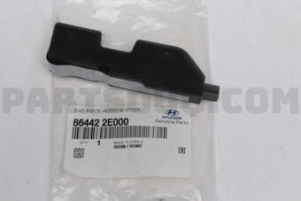 864422E000 END PIECE-HOOD W/STRIP,RH