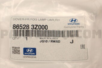 865283Z000 Hyundai / KIA COVER-FR FOG  LAMP LWR RH
