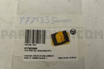 8775835000 CLIP-SIDE SILL MOULDING MTG