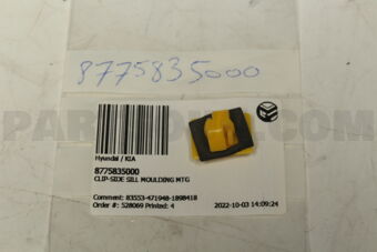 8775835000 CLIP-SIDE SILL MOULDING MTG