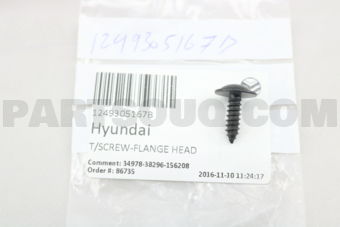 1249305167B T/SCREW-FLANGE HEAD