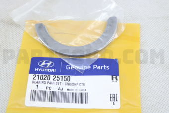 2102025150 BEARING PAIR SET-CRK/SHF CTR