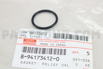 8941734120 GASKET; RELIEF
