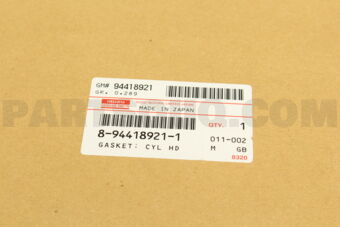 8944189211 GASKET; CYL