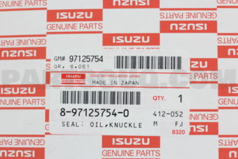 8971257540 SEAL OIL,KNUCK