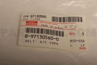 8971305600 BELT; A/C CM