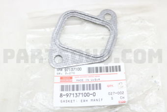 8971371000 GASKET; EXH MAN
