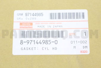 8971449850 GASKET; CYL HD
