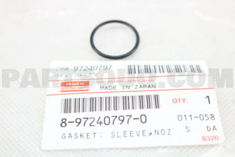 8972407970 GASKET; SLEEVE