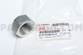 8973598100 NUT; WHEEL,RR A
