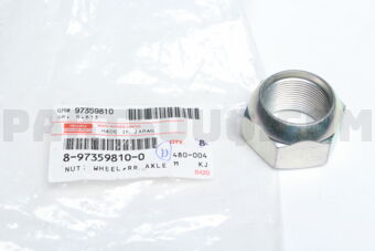 8973598100 NUT; WHEEL,RR A